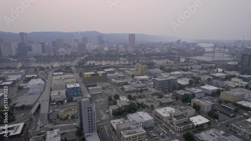 Wallpaper Mural Portland Oregon in Wildfire Smoke Torontodigital.ca