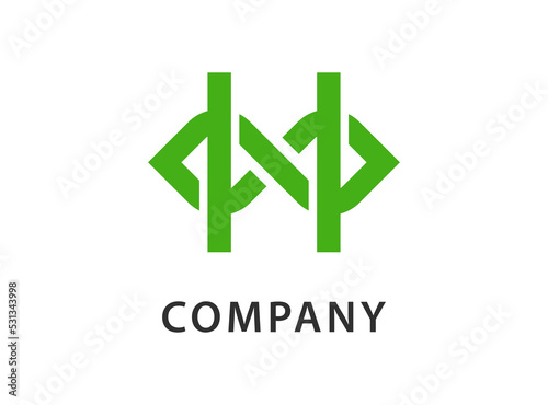 Free Download Green Double M Logo for Eco-Friendly Companies - GFXLoad
