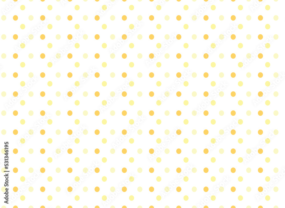 Cute pastel yellow polka dot pattern background vector. Cute pastel yellow polka dot pattern background vector.