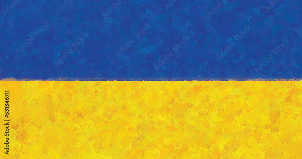 Ukranian flag water color. Ukrainian national flag. Ukranian flag painted. Ukranian flag water color. Ukrainian national flag. Ukranian flag painted.