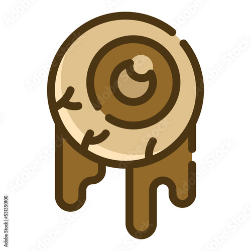 eyeball two tone icon