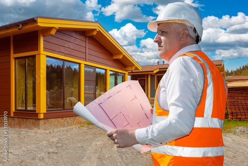 Architect working. Man arch...