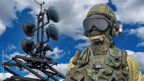Radar reconnaissance. Satel...