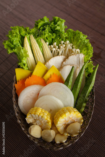 vegetables in a basket
