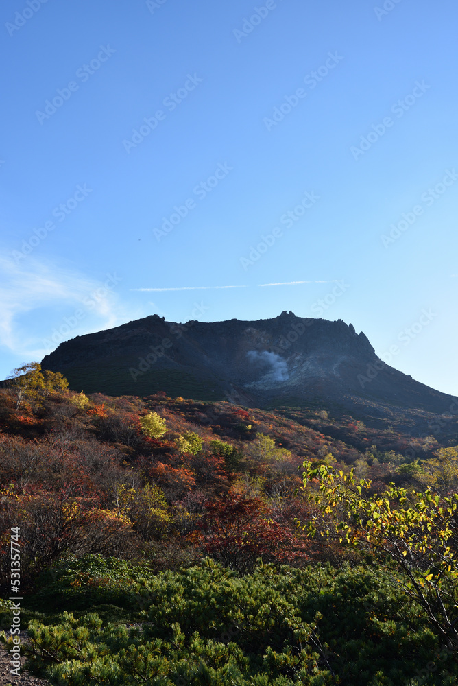 Climbing mountain in autumn, Nasu, Tochigi, Japan