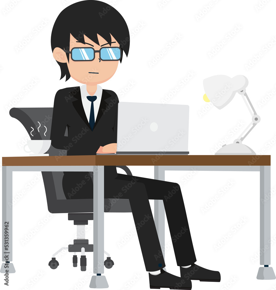Salary Man Business Isolated Person People Cartoon Character Flat illustration Png #39 Salary Man Business Isolated Person People Cartoon Character Flat illustration Png #39