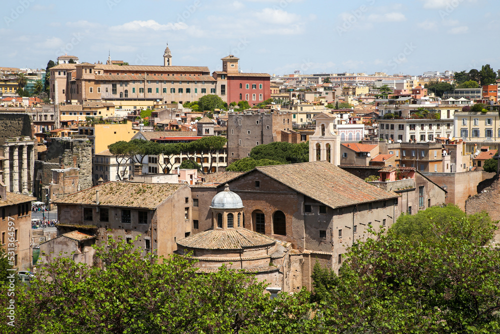 Rome City View: Old and New