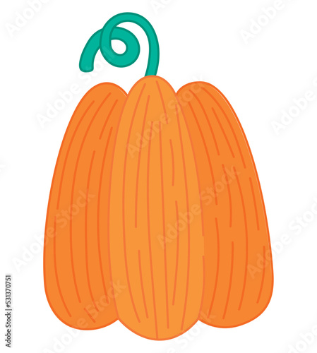 orange pumpkin design
