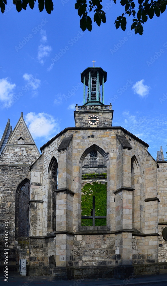 Fototapeta premium Historical Church in Hannover, the Capital City of Lower Saxony