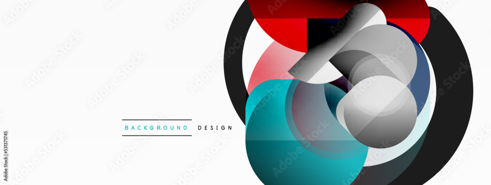 Geometrical minimal wallpaper. Geometric shapes. Vector illustration for wallpaper banner background or landing page Geometrical minimal wallpaper. Geometric shapes. Vector illustration for wallpaper banner background or landing page