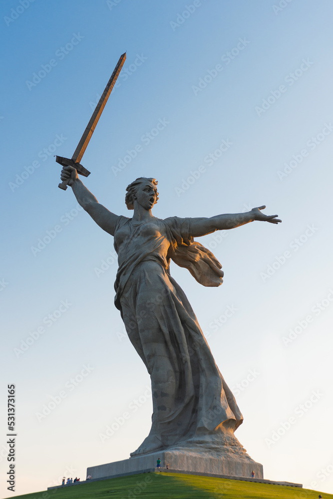 Volgograd Russia June 21 2022 The Motherland Calls The volgograd-russia-june-21-2022-the-motherland-calls-the
