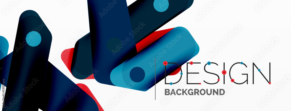 Tech minimal geometric wallpaper. Creative abstract background. Ribbon style stripes vector illustration for wallpaper banner background or landing page Tech minimal geometric wallpaper. Creative abstract background. Ribbon style stripes vector illustration for wallpaper banner background or landing page
