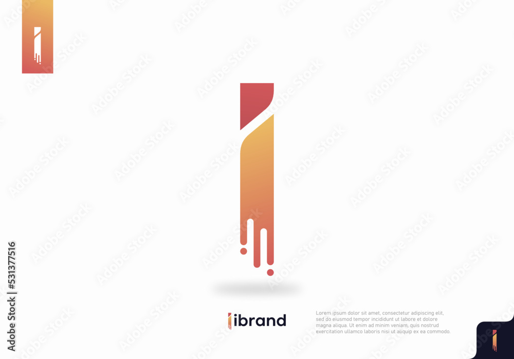 Letter I logo icon design template Letter I logo icon design template