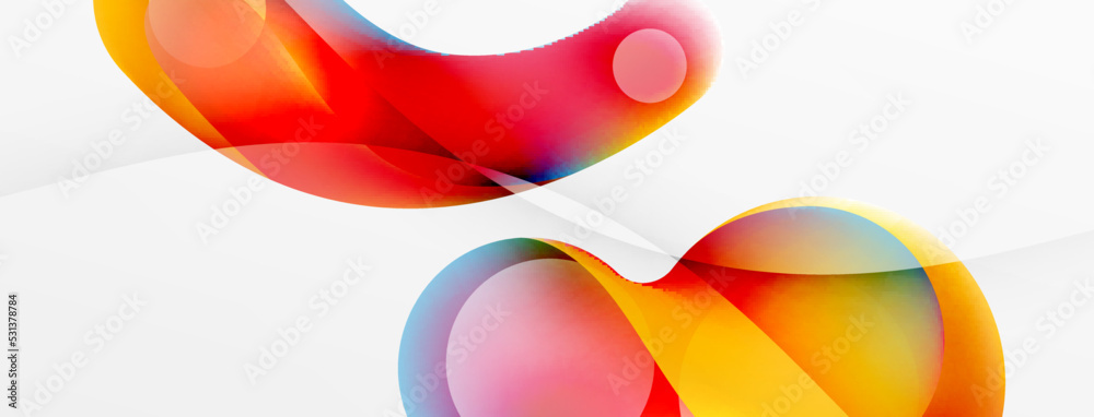 Fluid abstract background. Liquid color gradients composition. Round shapes and circle flowing design for wallpaper, banner, background or landing Fluid abstract background. Liquid color gradients composition. Round shapes and circle flowing design for wallpaper, banner, background or landing