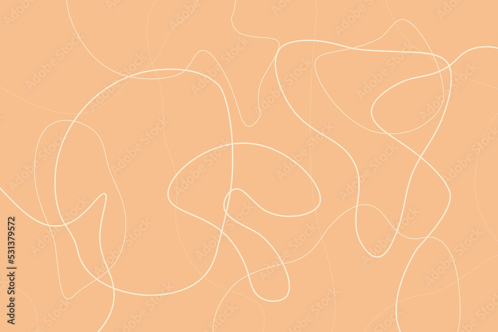 abstract lines on pastel orange background abstract lines on pastel orange background
