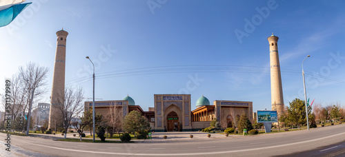 Hazret Imam (or Hazrati Imam or Khazrati Imam) architectural complex. Tashkent city, Uzbekistan.