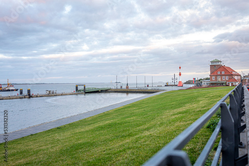 Deich in Bremerhaven