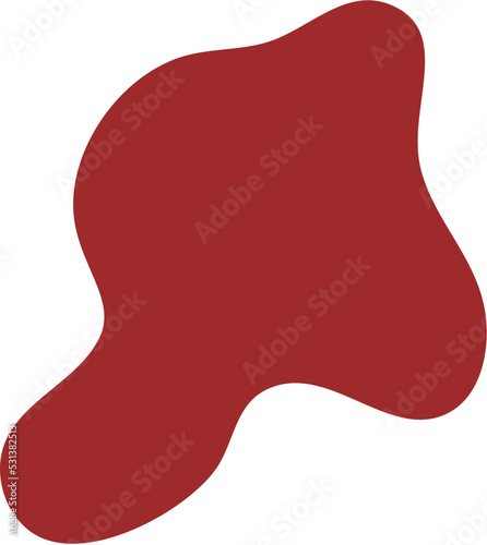 Abstract Blob Organic Shape