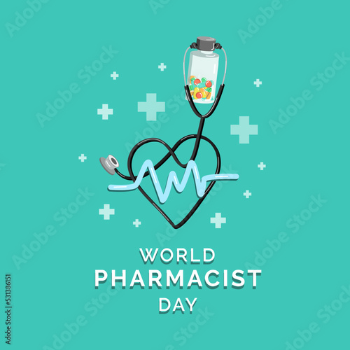 Illustration of world pharmacist day