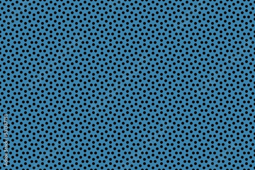 Blue abstract background with black pattern