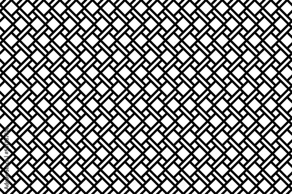 Fototapeta premium abstract background with black and white square stripes pattern