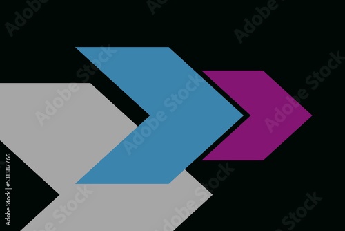 black abstract background with colorful elements