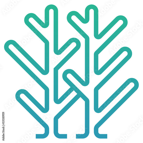 coral bleaching icon