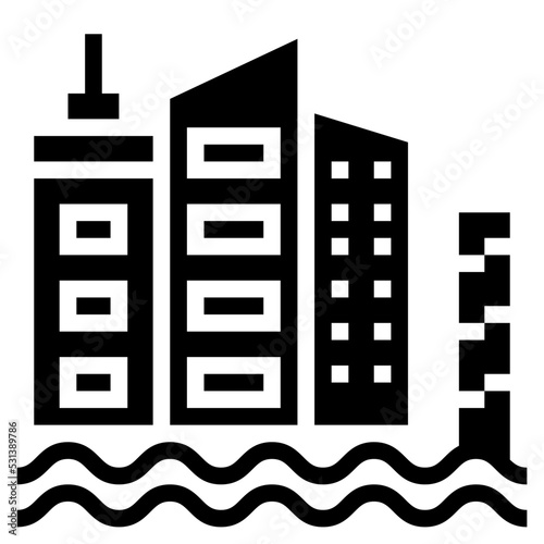 sea level rise icon