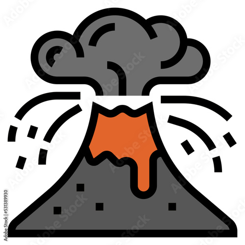 volcano eruptions icon