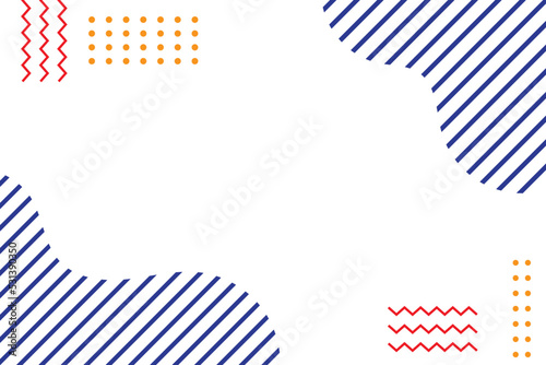 Abstract background with place for text. Composition of smooth dynamic waves, striped liquid shapes.
