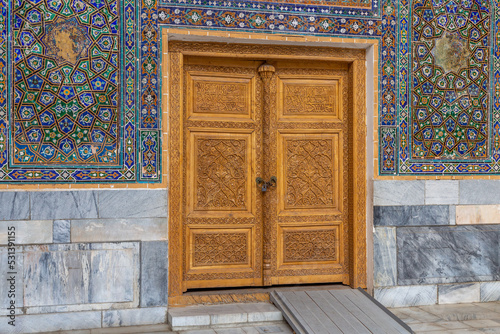 Registan square. Samarkand city, Uzbekistan.