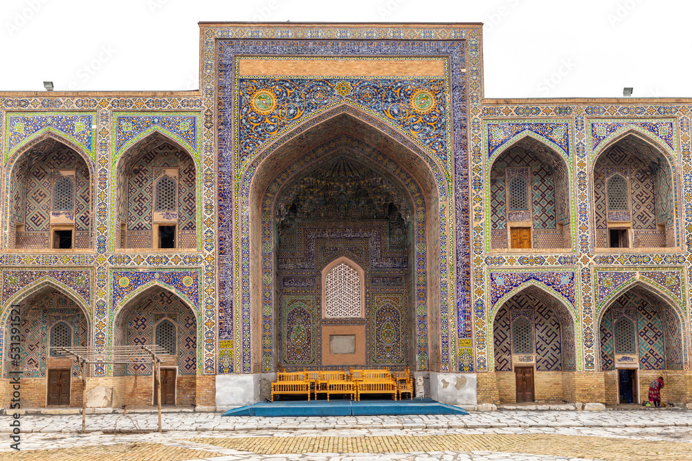 Obraz premium Registan square. Samarkand city, Uzbekistan.
