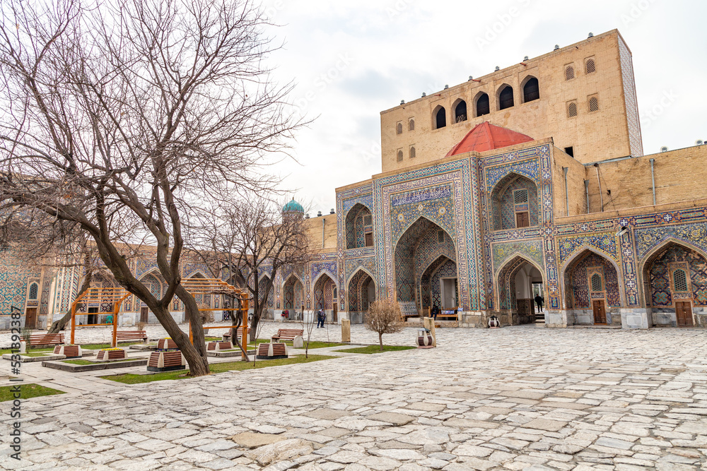 Registan square. Samarkand city, Uzbekistan.