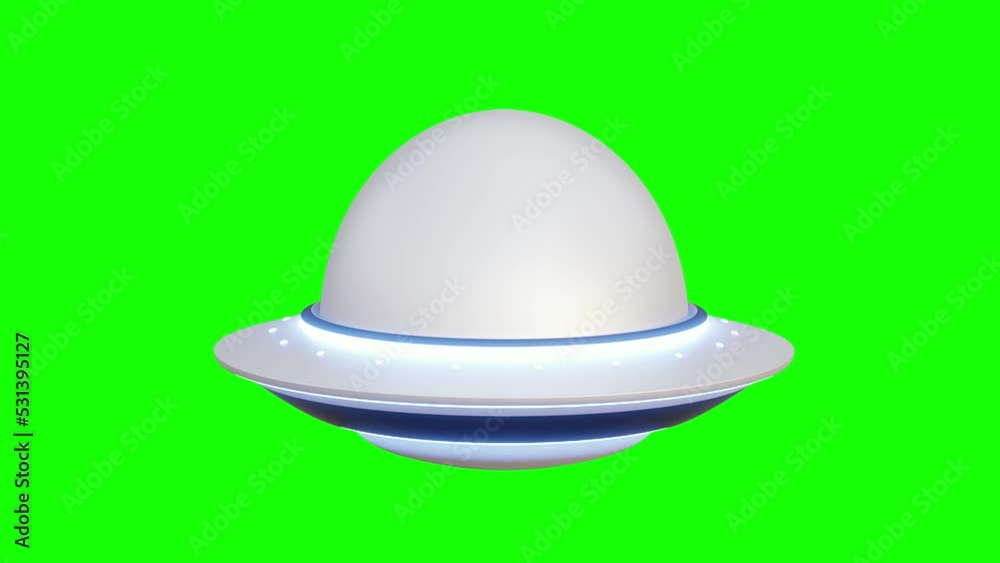 UFO Flying saucer isolated on green key color with alpha channel footage. Turning Alien Ship for VFX in Ultra HD 4K. Loop video. UFO Flying saucer isolated on green key color with alpha channel footage. Turning Alien Ship for VFX in Ultra HD 4K. Loop video.