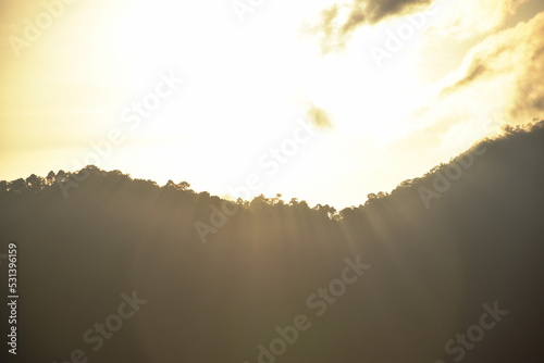 sunset  landscape on mountain in Thailand © pedphoto36pm