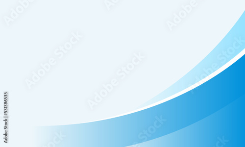 Simple blue curve background for business. Applicable for Presentation, Covers, Placards, Posters and Banner