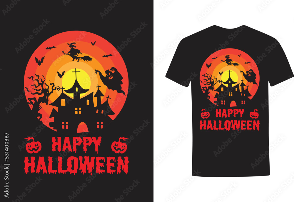 Halloween T shirt Design