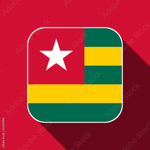 Togo flag, official colors. Vector illustration. Free Download Togo flag, official colors. Vector illustration. - GFXLoad