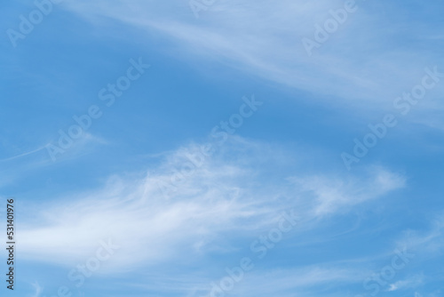 blue sky with clouds