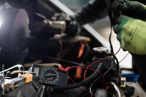 car electrical diagnostics with an electronic tester