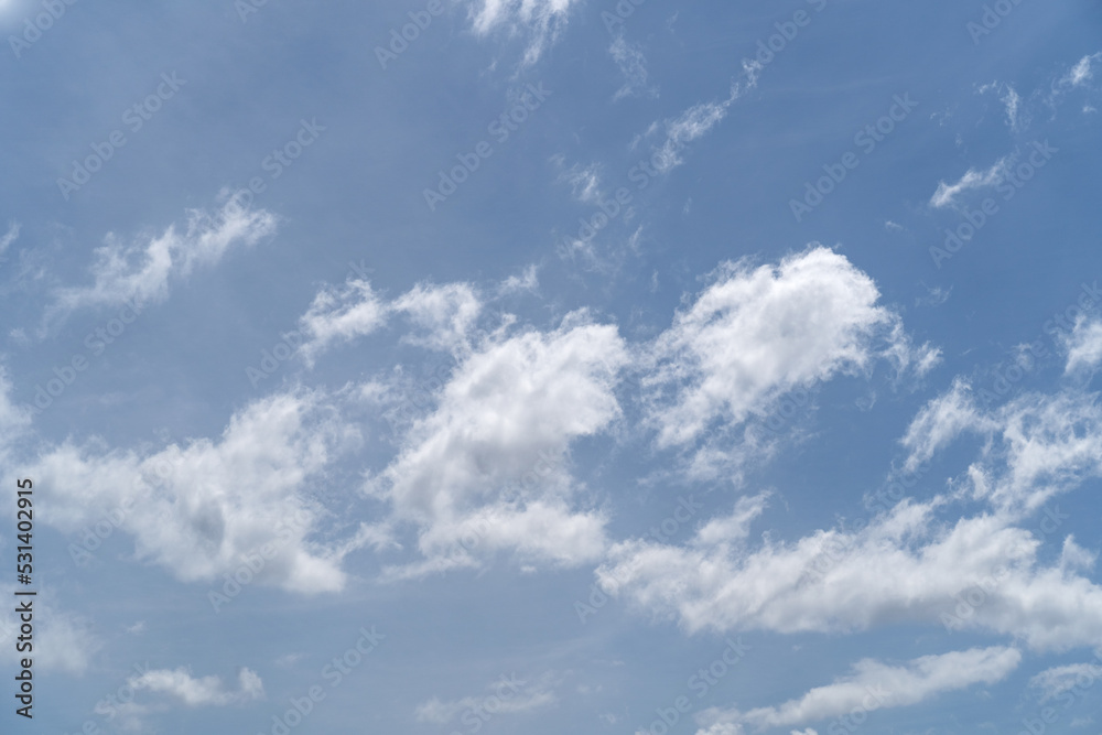 Fototapeta premium blue sky and white clouds