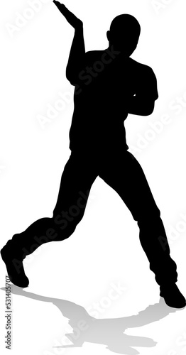 Street Dance Dancer Silhouette photo