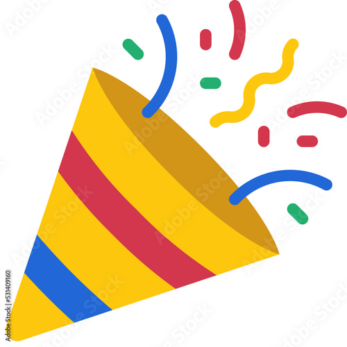 Party Popper Celebration Icon