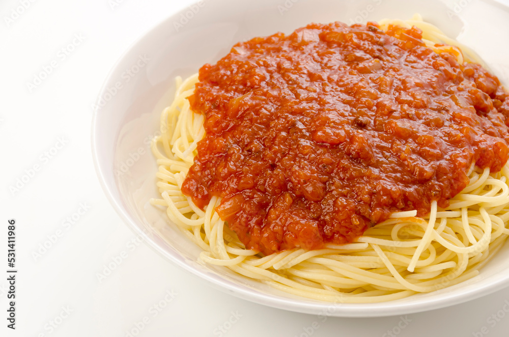 ミートソーススパゲッティ