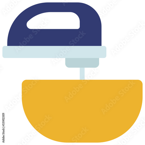 Hand Whisk Mixing Icon