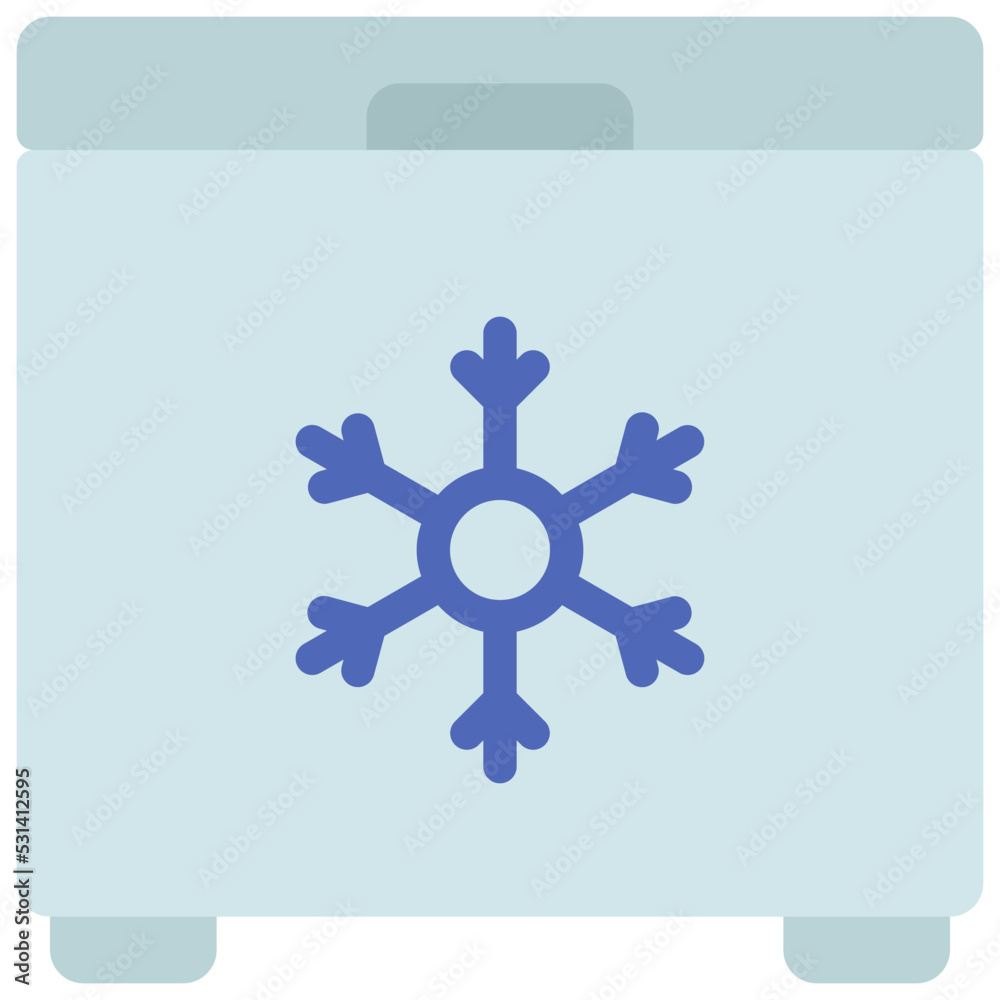 Box Freezer Icon Box Freezer Icon