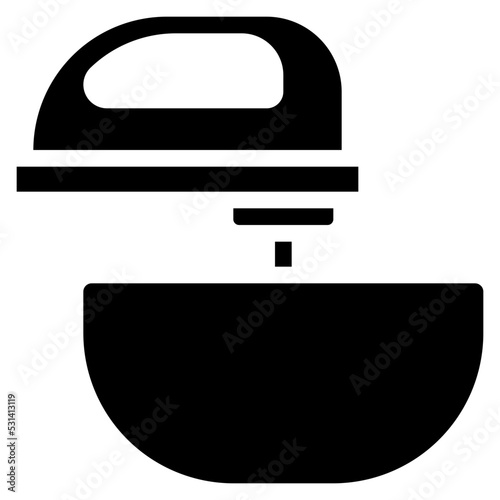 Hand Whisk Mixing Icon