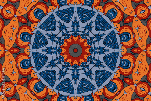 Background festive medallion mandala boho style ornaments abstract geometric vector ethnic seamless pattern design
