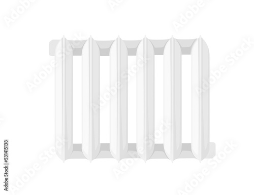 Heating battery vector illustration isolated on white background