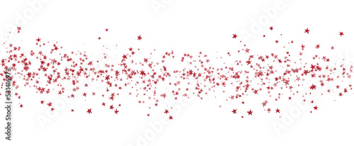 Red christmas glitter background with stars.   festive holiday happy new year  Festive glowing blurred texture.